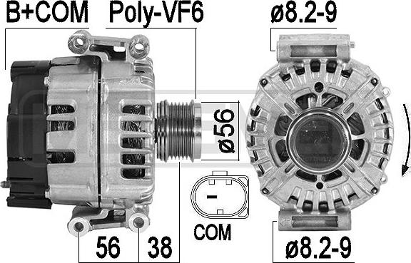 ERA 209592 - Генератор autospares.lv