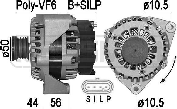 ERA 209544A - Генератор autospares.lv