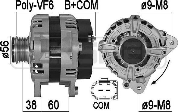 ERA 209564A - Генератор autospares.lv