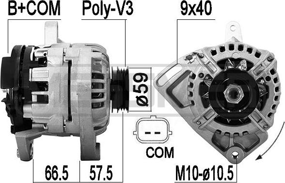 ERA 209567A - Генератор autospares.lv