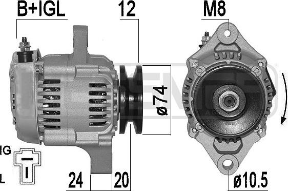 ERA 209513A - Генератор autospares.lv