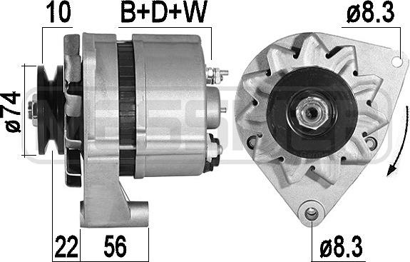 ERA 209583 - Генератор autospares.lv