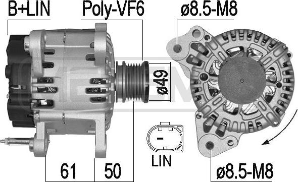 ERA 209536A - Генератор autospares.lv