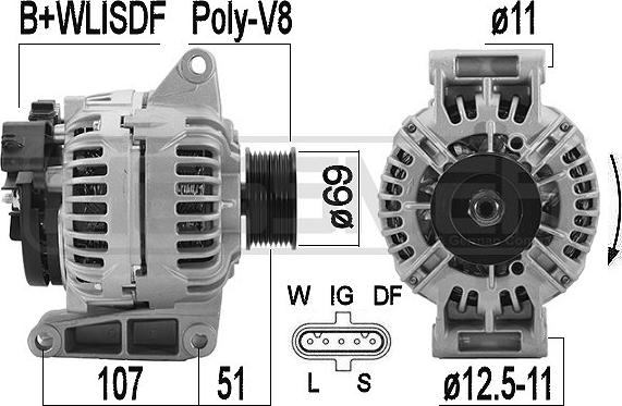 ERA 209575A - Генератор autospares.lv