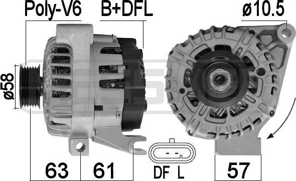 ERA 209613A - Генератор autospares.lv