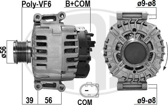 ERA 209631 - Генератор autospares.lv