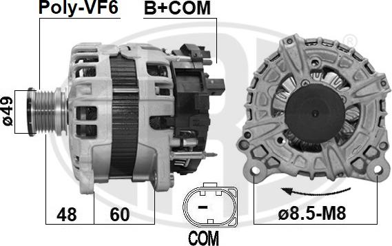 ERA 209629 - Генератор autospares.lv