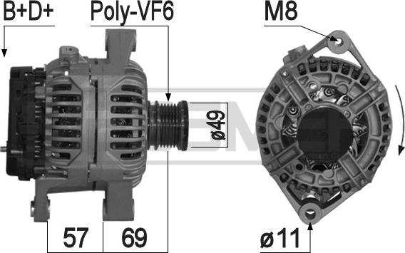 ERA 209046A - Генератор autospares.lv