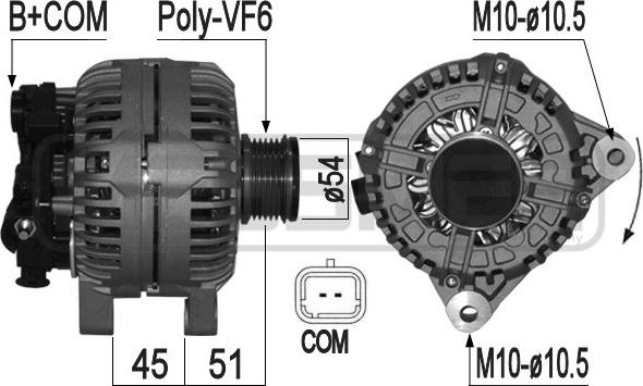 ERA 209059 - Генератор autospares.lv