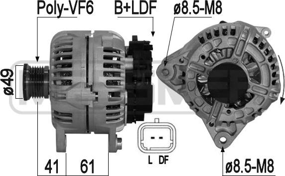 ERA 209053A - Генератор autospares.lv