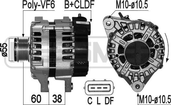 ERA 209009A - Генератор autospares.lv