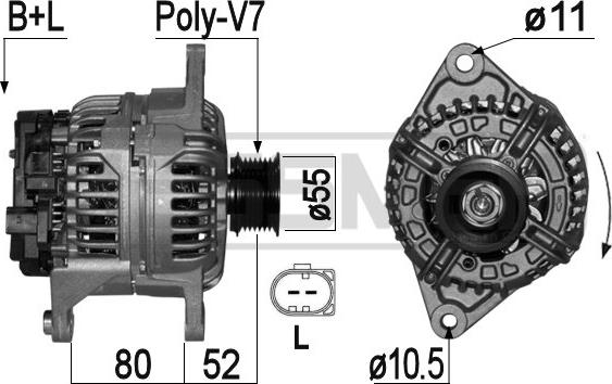 ERA 209085 - Генератор autospares.lv