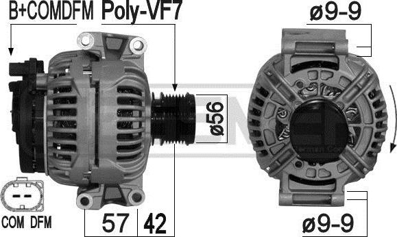 ERA 209086 - Генератор autospares.lv