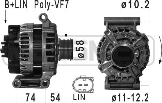 ERA 209034 - Генератор autospares.lv