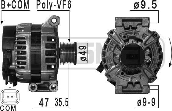 ERA 209031 - Генератор autospares.lv