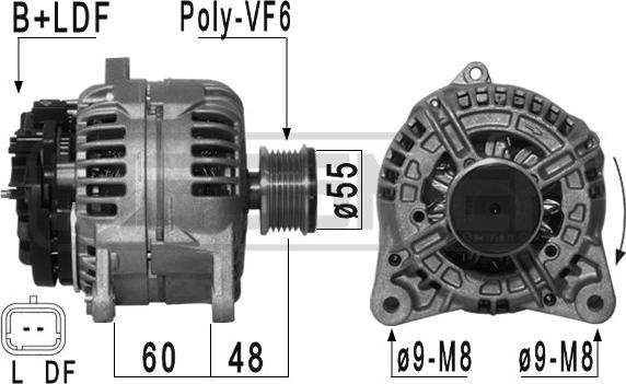 ERA 209028 - Генератор autospares.lv