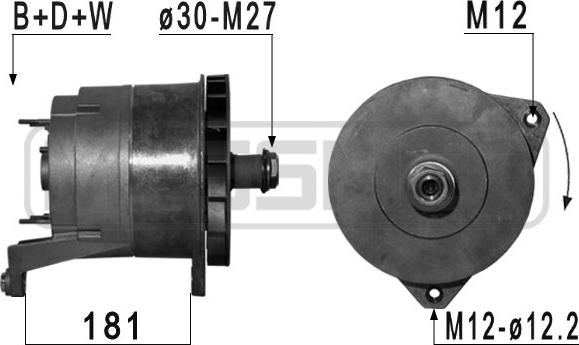 ERA 209022 - Генератор autospares.lv