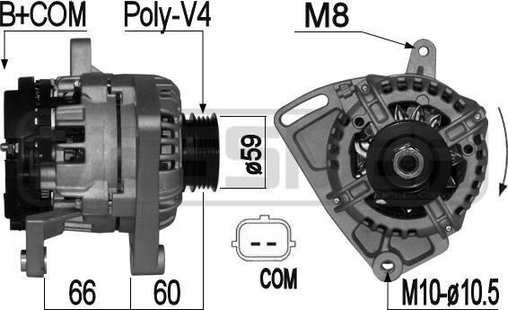 ERA 209075 - Генератор autospares.lv