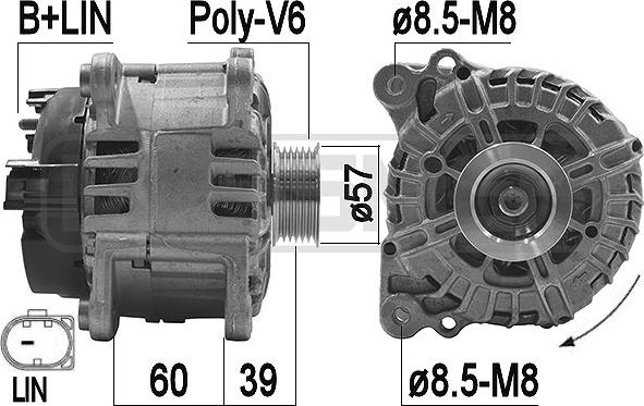 ERA 209193 - Генератор autospares.lv