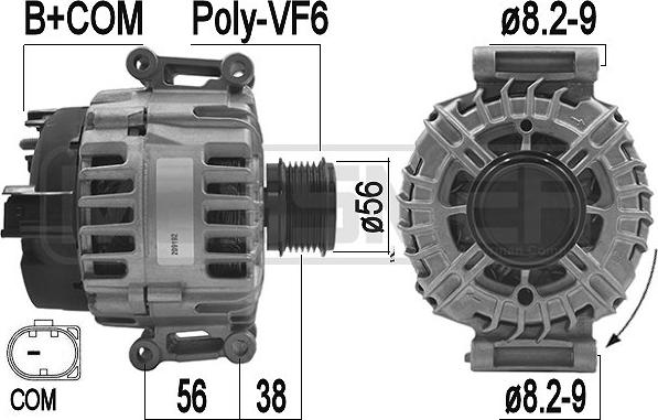 ERA 209192 - Генератор autospares.lv