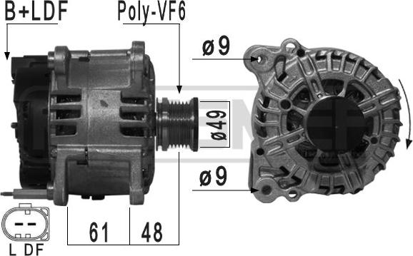 ERA 209104 - Генератор autospares.lv