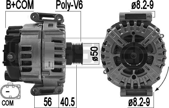 ERA 209180 - Генератор autospares.lv