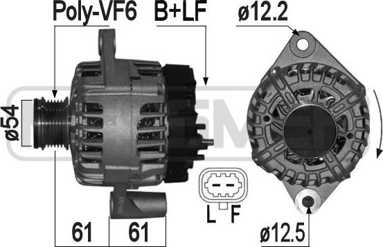 ERA 209138 - Генератор autospares.lv