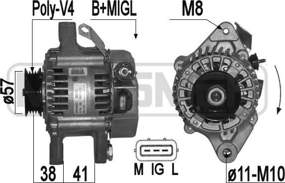 ERA 209394 - Генератор autospares.lv