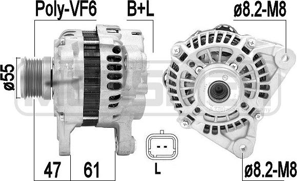 ERA 209351 - Генератор autospares.lv