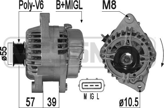 ERA 209304A - Генератор autospares.lv