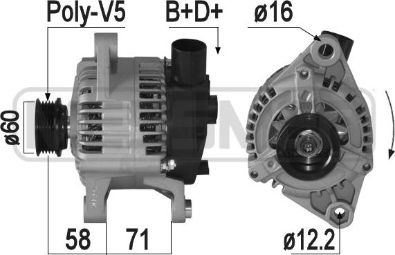 ERA 209305A - Генератор autospares.lv