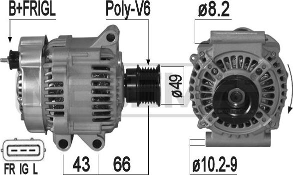 ERA 209302A - Генератор autospares.lv