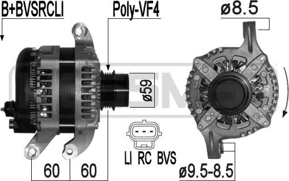 ERA 209316 - Генератор autospares.lv