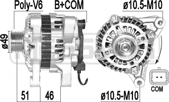 ERA 209386A - Генератор autospares.lv