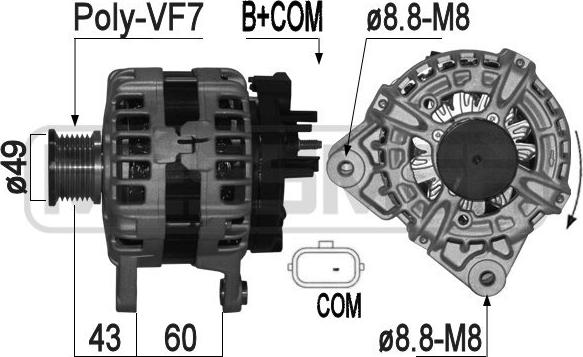 ERA 209292 - Генератор autospares.lv