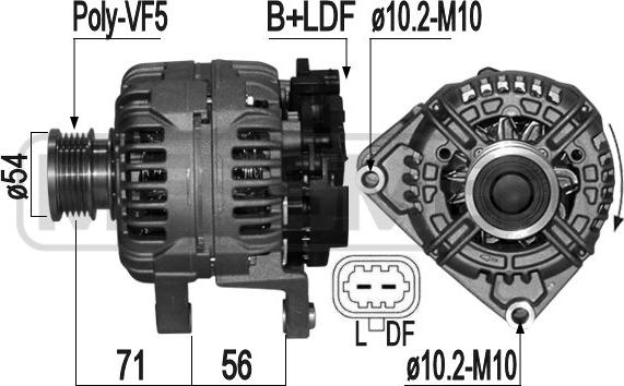 ERA 209242 - Генератор autospares.lv