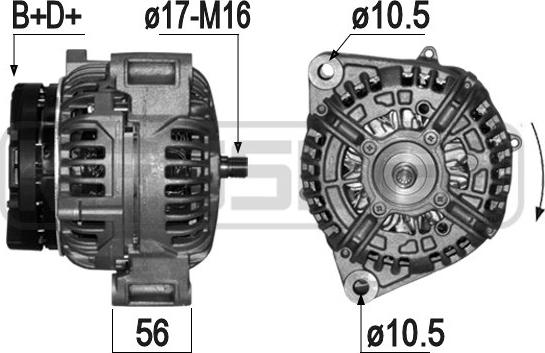 ERA 209251 - Генератор autospares.lv