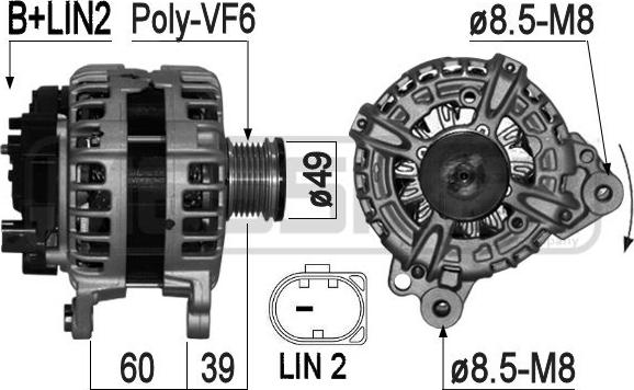 ERA 209260 - Генератор autospares.lv