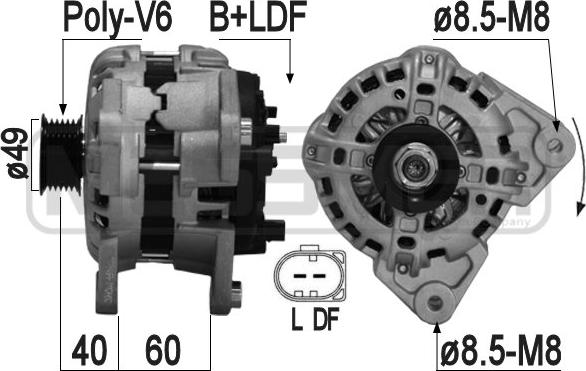 ERA 209261 - Генератор autospares.lv