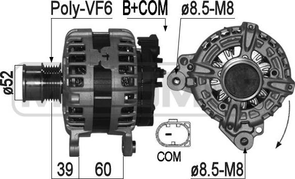 ERA 209262 - Генератор autospares.lv