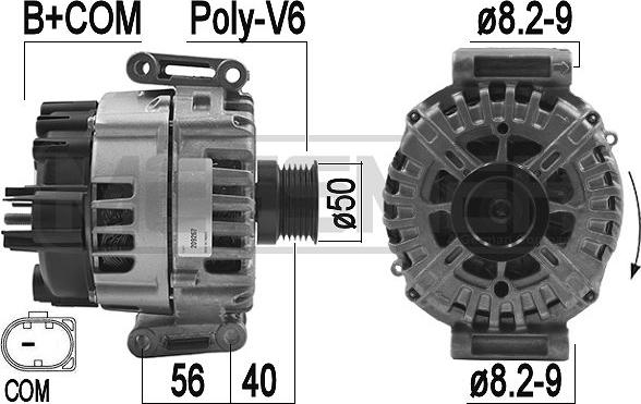 ERA 209267 - Генератор autospares.lv