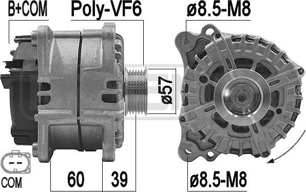 ERA 209205 - Генератор autospares.lv