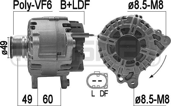 ERA 209200 - Генератор autospares.lv