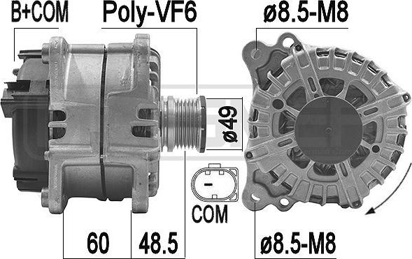 ERA 209202 - Генератор autospares.lv