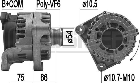 ERA 209207 - Генератор autospares.lv