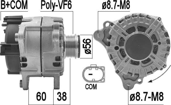 ERA 209212 - Генератор autospares.lv