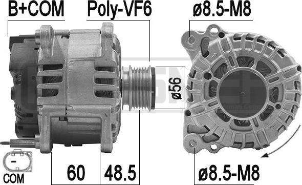 ERA 209288 - Генератор autospares.lv