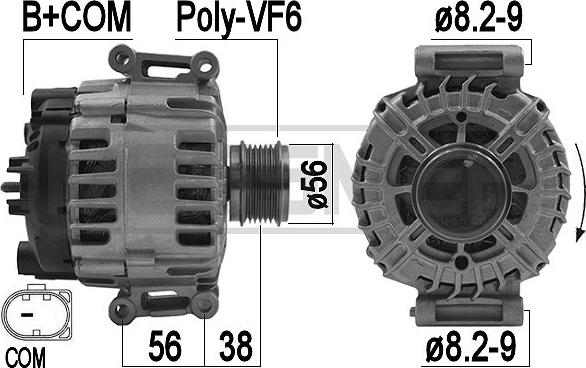 ERA 209235 - Генератор autospares.lv