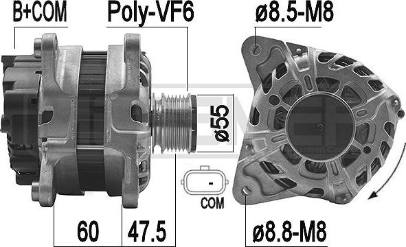 ERA 209224 - Генератор autospares.lv