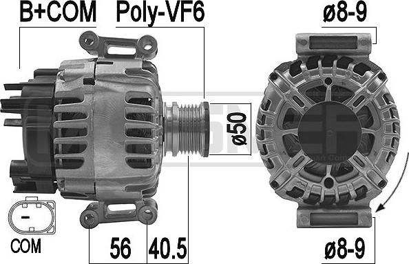 ERA 209221 - Генератор autospares.lv